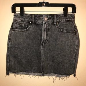 NWOT Black Denim Skirt